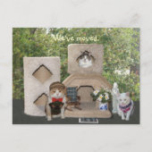 引っ越しましたから大家へ 案内ポストカード (正面)