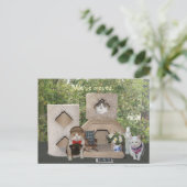 引っ越しましたから大家へ 案内ポストカード (スタンド正面)