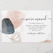 引っ越しましたから新しいアドレスへの通知の移動 便箋 (正面)