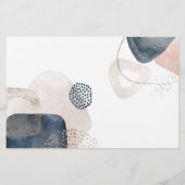 引っ越しましたから新しいアドレスへの通知の移動 便箋 (裏面)