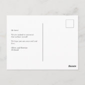 引っ越しましたかわいい海馬の動き発表 ポストカード (裏面)