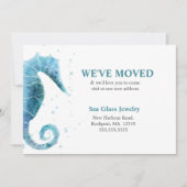 引っ越しましたかわいい海馬の動き発表 案内状 (正面)