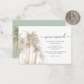 引っ越しましたが沿岸地域に移転する発表 ノートカード (正面/裏面インサイチュ)