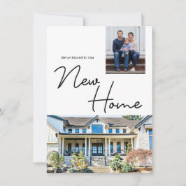 引っ越しましたと新しいホームファミリーハウスの写真 シーズンカード