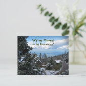引っ越しましたに！アドレスの変更 案内ポストカード (スタンド正面)