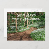 引っ越しましたに！フローラ追跡アドレスの変更 案内ポストカード (正面/裏面)