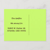 引っ越しましたに！ 案内ポストカード (裏面)