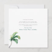 引っ越しましたのパームツリーの移動告知カード (裏面)