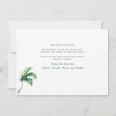 引っ越しましたのヤシの木の新年の移動発表 (裏面)