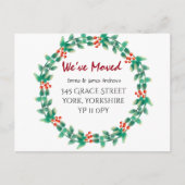 引っ越しましたのリース発表 ポストカード (正面)