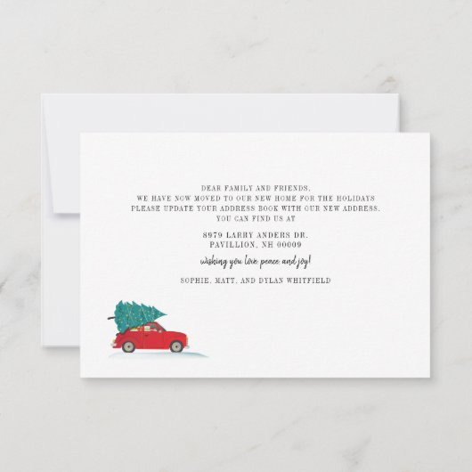 引っ越しましたの休暇中の動きの発表 (裏面)