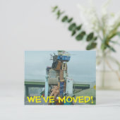 引っ越しましたの住所変更はがき 案内ポストカード (スタンド正面)