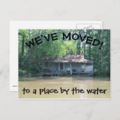 引っ越しましたの住所変更はがき 案内ポストカード (正面/裏面)