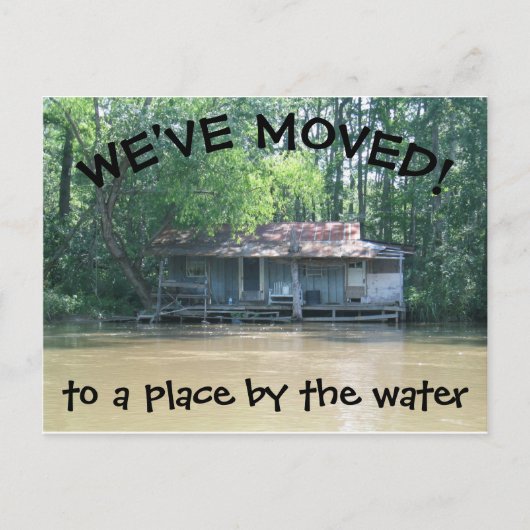引っ越しましたの住所変更はがき 案内ポストカード (正面)