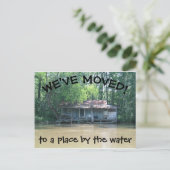 引っ越しましたの住所変更はがき 案内ポストカード (スタンド正面)