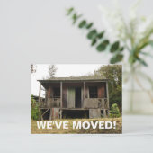 引っ越しましたの住所変更はがき 案内ポストカード (スタンド正面)