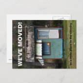 引っ越しましたの住所変更はがき 案内ポストカード (正面/裏面)