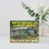 引っ越しましたの住所変更はがき 案内ポストカード (スタンド正面)