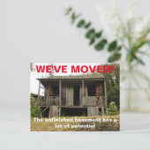 引っ越しましたの住所変更はがき 案内ポストカード (スタンド正面)