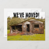 引っ越しましたの住所変更はがき 案内ポストカード (正面/裏面)
