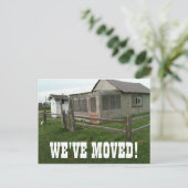 引っ越しましたの住所変更はがき 案内ポストカード (スタンド正面)
