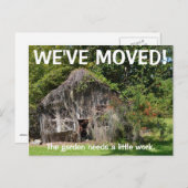 引っ越しましたの住所変更はがき 案内ポストカード (正面/裏面)