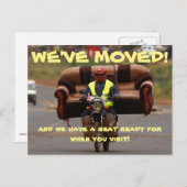 引っ越しましたの住所変更はがき 案内ポストカード (正面/裏面)