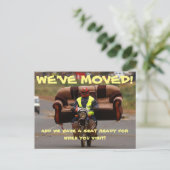 引っ越しましたの住所変更はがき 案内ポストカード (スタンド正面)