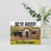 引っ越しましたの住所変更はがき 案内ポストカード (スタンド正面)