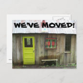 引っ越しましたの住所変更はがき 案内ポストカード (正面/裏面)