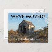 引っ越しましたの住所変更はがき 案内ポストカード (正面/裏面)