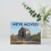 引っ越しましたの住所変更はがき 案内ポストカード (スタンド正面)