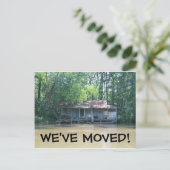 引っ越しましたの住所変更はがき 案内ポストカード (スタンド正面)