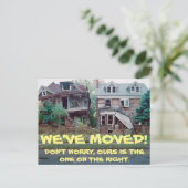 引っ越しましたの住所変更はがき 案内ポストカード (スタンド正面)