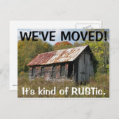 引っ越しましたの住所変更はがき 案内ポストカード (正面/裏面)