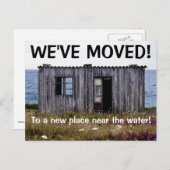 引っ越しましたの住所変更はがき 案内ポストカード (正面/裏面)