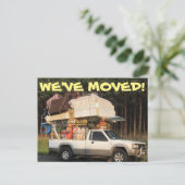 引っ越しましたの住所変更はがき 案内ポストカード (スタンド正面)