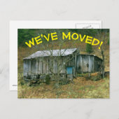 引っ越しましたの住所変更はがき 案内ポストカード (正面/裏面)