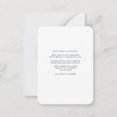 引っ越しましたの変更の写真の移動 ノートカード (裏面)