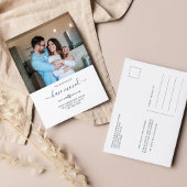 引っ越しましたの変更の写真の移動 案内ポストカード