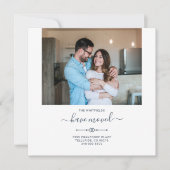 引っ越しましたの変更の写真の移動 案内状 (正面)