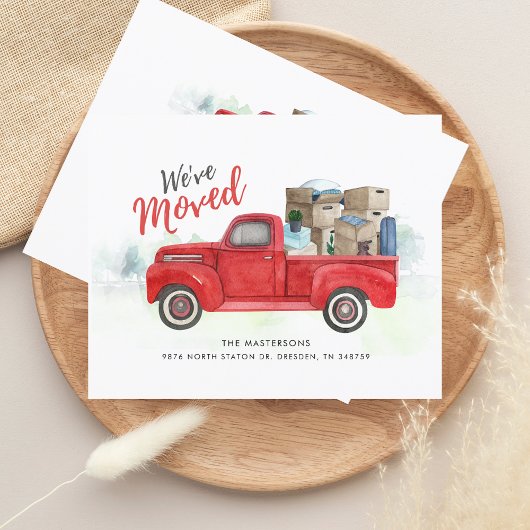 引っ越しましたの変更