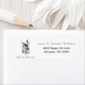 引っ越しましたの変更Address Castle新居 ラベル (インサイチュ)