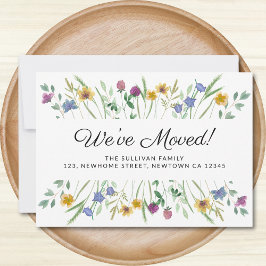 引っ越しましたの山花の動きのお知らせ 案内状