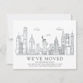 引っ越しましたの市街地移動のお知らせ 案内状 (正面)