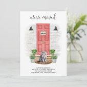 引っ越しましたの新しいアドレスのフロントレッドドア猫の移動 案内状 (スタンド正面)