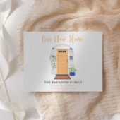 引っ越しましたの新しいアドレスの移動告知カード サンキューカード