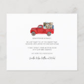 引っ越しましたの新しいアドレスの移動告知 (裏面)