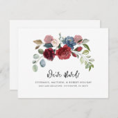 引っ越しましたの新しいアドレスの移動告知 ノートカード (正面/裏面)