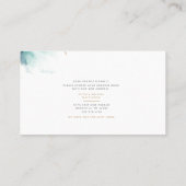 引っ越しましたの新しいアドレスの移動告知 名刺 (裏面)